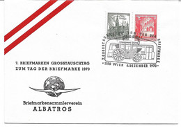 2235x: Österreich 1970: Sonderstempel BSV Albatros Mit Motiv Postkutsche - Diligences