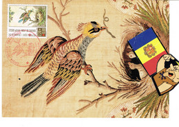 POSTAL MAXIMUM CARD FRANÇE  TAFEETAS BROCHE 1791 MUSSE LYON - Colecciones & Series