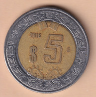 Mexico 5 Pesos 2016 Km#605 - Mexique