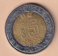 Mexico 5 Pesos 2018 Km#605 - Mexique