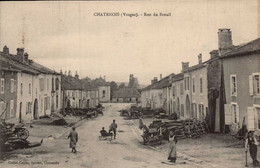 Dep 88 , Cpa  CHATENOIS , Rue Du Breuil (15085) - Chatenois