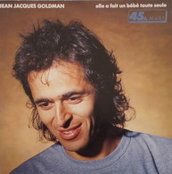 MAXI 45 RPM (12")  Jean-Jacques Goldman "  Elle A Fait Un Bébé Toute Seule  " Hollande - 45 T - Maxi-Single