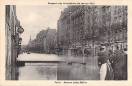 CPA - Innondation De Janvier 1910 - Paris - Avenue Ledru Rollin - NEOBROMURE Breger Frères PARIS - Inondazioni