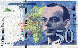 FRANCE : BILLET 50 Cinquante FRANCS - 1997 - Antoine De Saint-Exupéry - 50 F 1992-1999 ''St Exupéry''