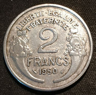 FRANCE - 2 FRANCS 1950 - Morlon - Gad 538 - KM 886a.1 - 2 Francs