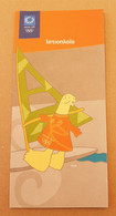 Athens 2004 Olympic Games, Sailing Leaflet With Mascot In Greek Language - Apparel, Souvenirs & Other