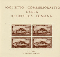 REPUBBLICA ROMANA - 1949 - Blocchi & Foglietti