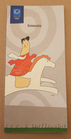 Athens 2004 Olympic Games, Equestrian Leaflet With Mascot In Greek Language - Uniformes Recordatorios & Misc