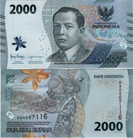 INDONESIA       2000 Rupiah      P-W163       2022/2022   UNC - Indonésie