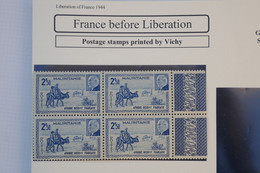 BE7 MAURITANIE   FRANCE   BEAU BLOC 1F N°124++  FRANCE BEFORE LIBERATION  +TABS +INTERESSANT - Cartas & Documentos