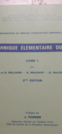 Technique élémentaire Du Vol 2 Volumes BELLIARD MALDANT Imprimerie Nationale 1969 - AeroAirplanes