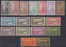 GUADELOUPE - 1905 - YVERT N°55/71 * MH - COTE = 41.5 EUR. - - Nuovi