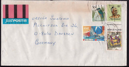 NEW ZEALAND 1991 COVER Auckland To Germany @D6501L - Briefe U. Dokumente