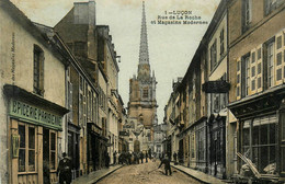 Luçon * Rue De La Roche Et Magasins Modernes * Commerces Magasins Villageois - Lucon