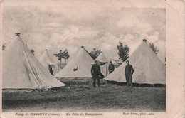 CPA Militaria - Camp De Sissonne - Un Coin De Campement - Ruet Freres - Régiments