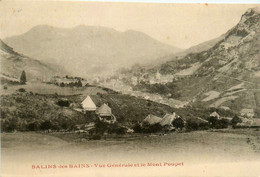 Salins Les Bains * Vue Générale Et Le Mont  Poupet - Andere & Zonder Classificatie