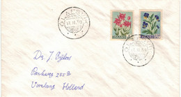 Island Olafsvik Island 1959 - Epilobium Weidenröschen Willow Herb - Stiefmütterchen - Blumen - Lettres & Documents