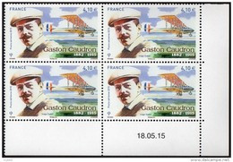 France Coin Daté - N°  79 ** Poste Aérienne - GASTON CAUDRON Au 18.05.2015 - Airmail