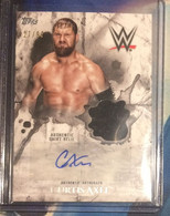 2018 TOPPS Undisputed 27/99 CURTIS ALEX Autograph Relic Signed Trading Card WWE Wrestling - Trading Cards