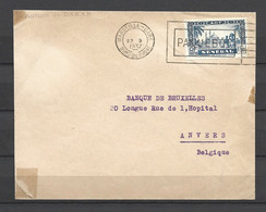 Sénégal - Poste Maritime - YT N° 108 Oblitéré Marseille Paquebot Pour La Belgique - 1937 - Lettres & Documents