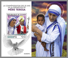 GUINEA REP. 2022 MNH Mother Teresa Mutter Teresa Mere Teresa S/S - OFFICIAL ISSUE - DHQ2237 - Madre Teresa