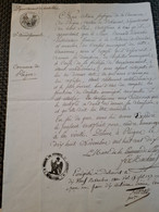 Papier Timbre PLEIGNE DELEMONT Métairie De BAVELIER Mr DROISLER  Démission - Brieven En Documenten