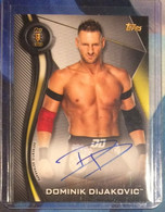 2019 TOPPS NXT DOMINIK DIJAKOVIC Autograph Signed Trading Card WWE Wrestling - Trading Cards