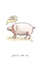 Cp Topor "Un Porc..." - Cartoline Postali