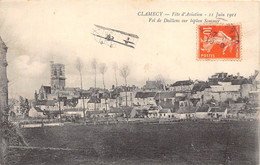 58-CLAMECY-FÊTE D'AVIATION 11 JUIN 1911 VOL DE DAILLENS SUR BIPLAN SOMMER - Clamecy