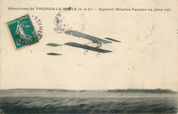 YVELINES  TOUSSUS LE NOBLE  Aérodrome Appareil Maurice Farman - Toussus Le Noble