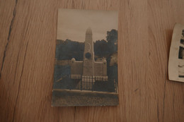 Carte Photo 21 Côte D'or Fontaine Française Monument Aux Morts 14/18 - Autres & Non Classés