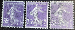 FRANCE 1906-07 : YT N°136 Et 142 Pour Comparaison - Gebraucht
