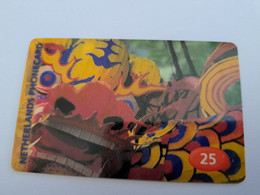 NETHERLANDS  HFL 25,- /CHINESE TAFEREL    / OLDER CARD    PREPAID  Nice Used  ** 11199** - [3] Sim Cards, Prepaid & Refills