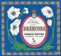 PORTUGAL - OLD Etiquette Label Alcool Wine - LICOR DRÁNCORA   - FABRICA  ANCORA   - LISBOA - Alcohols & Spirits