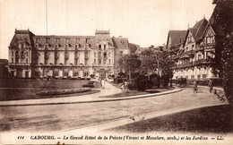 N°96478 -cpa Cabourg -le Grand Hôtel De La Pointe- - Cabourg