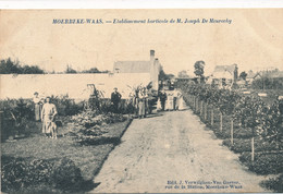 MOERBEKE WAAS = ETABLISSEMENT HORTICOLE DE M.JOSEPH DE MEURECHY      2 SCANS   BELLE  ETAT - Mörbeke-Waas