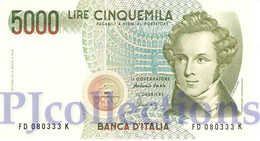 ITALIA - ITALY 5000 LIRE 1985 PICK 111c UNC PREFIX "D" - 5000 Lire