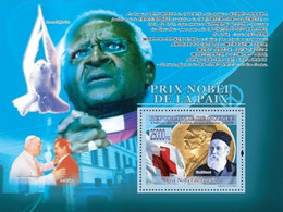 Guinea 2008 MNH MS, Henry Dunant, Red Cross, K. J. Wojtyla & Lech Walesa, Nobel Peace - Henry Dunant