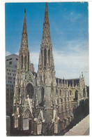 BR488 New York City St. Patrick’s Cathedral Viaggiata 1965 Verso Roma - Churches