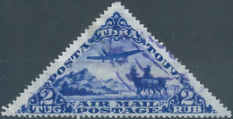 Russia - Russie - Russland,TOUOVA,Tannu Tuva,1934 Airmail-Airplanes And Animals,2T Violet Blue,Obliterated,Value:€25,00 - Tuva