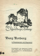 BASEL Schweiz 1935 36-s A4 Burggeschichte " Burg Rotberg - Erste Jugendburg Der Schweiz  " Heimatbeleg City - Dépliants Touristiques