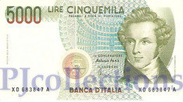 ITALIA - ITALY 5000 LIRE 1985 PICK 111c XF/AU PREFIX "XD" REPLACEMENT - 5000 Liras
