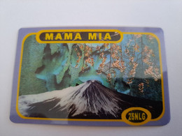 NETHERLANDS  HFL 25,-  MAMA MIA / VULCAN    / OLDER CARD    PREPAID  Nice Used  ** 11210** - GSM-Kaarten, Bijvulling & Vooraf Betaalde