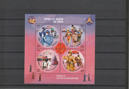 INDIA 2020 Covid 19 Warriors MS MNH*** - Ongebruikt