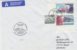 Norway Trondheim "M/S Harald Jarl - Siste Turi Hurtigruten" " Cover Ca Trondheim 11.10.2001 (NI226A) - Storia Postale