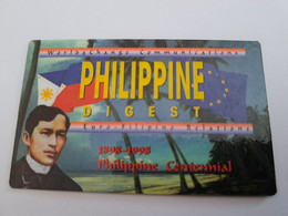 NETHERLANDS  /  HFL 25,- PHILLIPPINE DIGEST         / OLDER CARD    PREPAID  Nice USED   ** 11222** - [3] Sim Cards, Prepaid & Refills