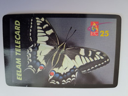 NETHERLANDS  /  HFL 25,- ELAM/ BUTTERFLY        / OLDER CARD    PREPAID  Nice USED   ** 11227** - Schede GSM, Prepagate E Ricariche