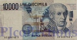 ITALIA - ITALY 10000 LIRE 1984 PICK 112b VF PREFIX "C" - 10000 Lire