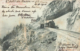 Ch. De Fer Yverdon Ste Croix Les Rapilles De Baulmes 1900 Train Locomotive Gare - Baulmes
