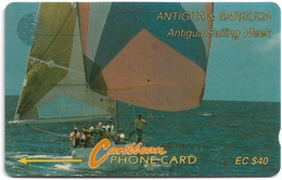 Antigua & Barbuda - C&W (GPT) - Antigua Sailing Week - 13CATC (White) - 1994, 20.000ex, Used - Antigua En Barbuda